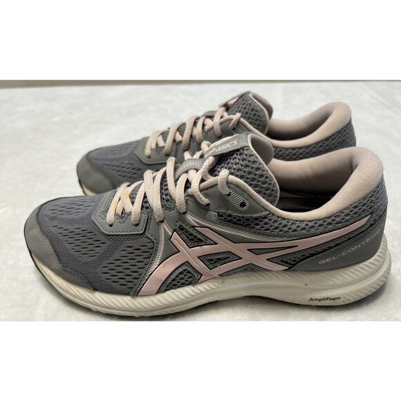 Asics Running Shoes Women’s Size 9.5 Gray GEL-Contend 7 Sneakers Cushioned Gel - Picture 4 of 8